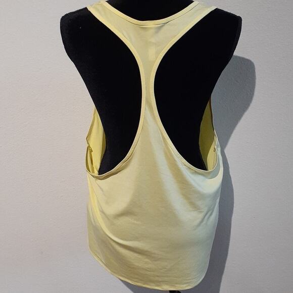 NWOT FABLETICS razorback yellow tank, sz XL - Picture 3 of 5